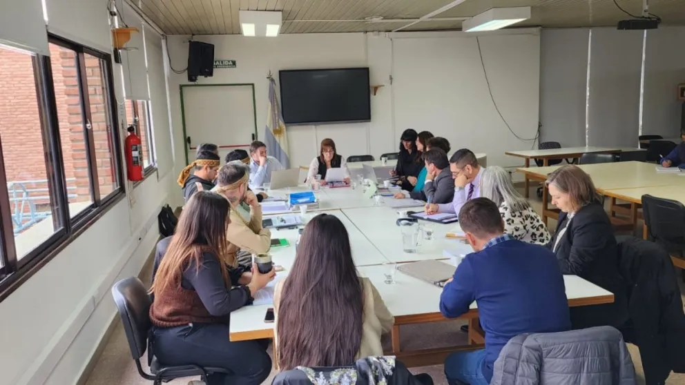 En este encuentro se presentaron los integrantes de los equipos técnicos. (Foto UNCo)