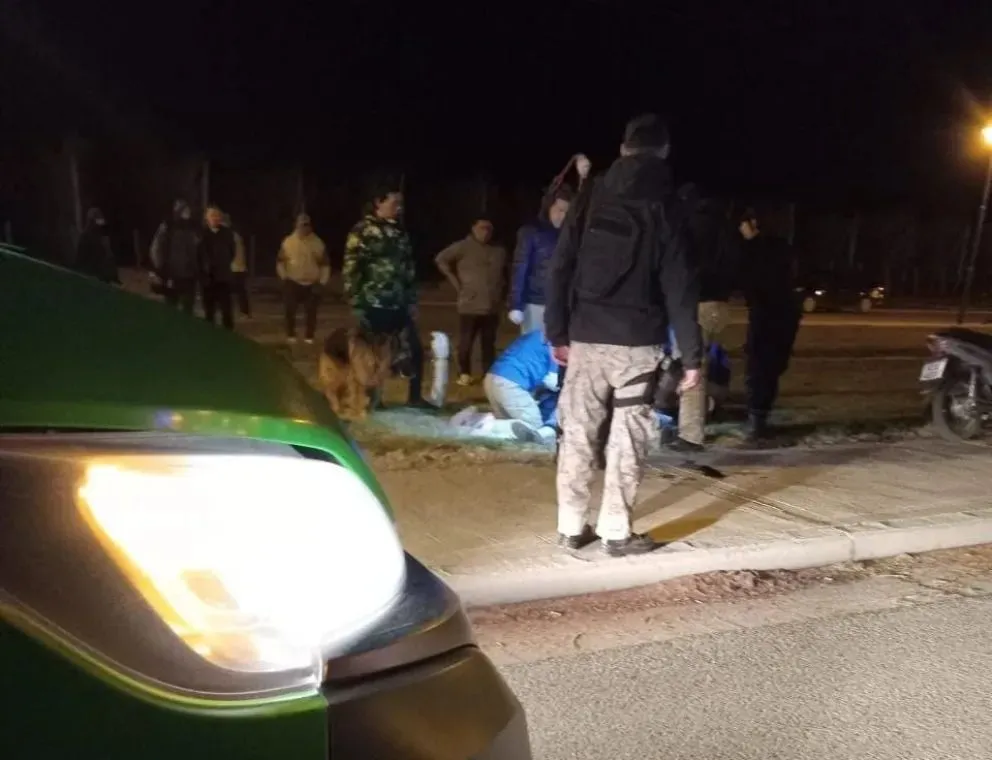 Después de las 19.40 se montó el despliegue en Viterbori al 1500.