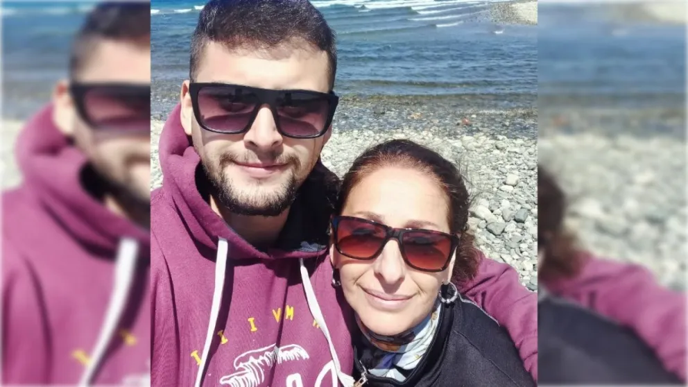 Matías y su tía habían encabezado la búsqueda de su madre. (Foto gentileza)