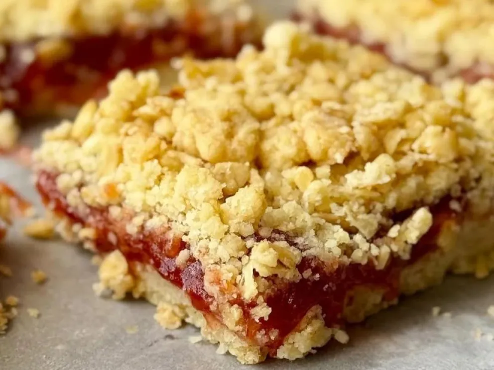 Crumble casero de avena y membrillo. 