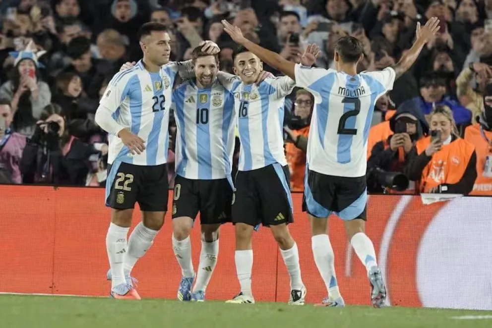 Partido por las Eliminatorias Sudamericanas.