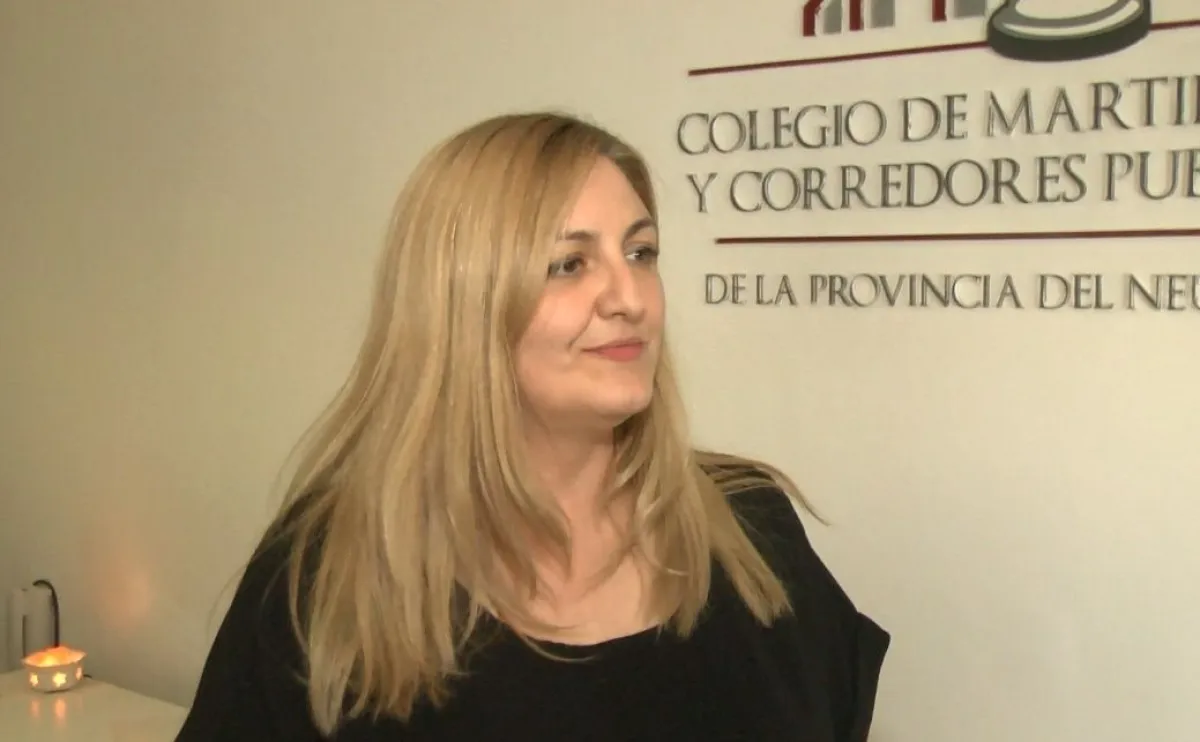 MARINA DEMAR&Iacute;A PRESIDENTA DEL COLEGIO DE MARTILLEROS DE LA PROVINCIA DEL NEUQU&Eacute;N
