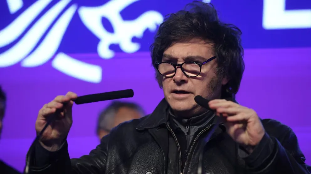 El presidente Javier Milei. 