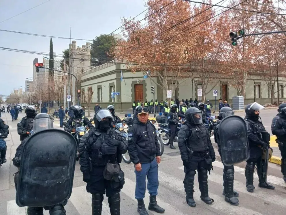 Los mapuches pedían condena para los responsables del operativo. (Foto archivo)