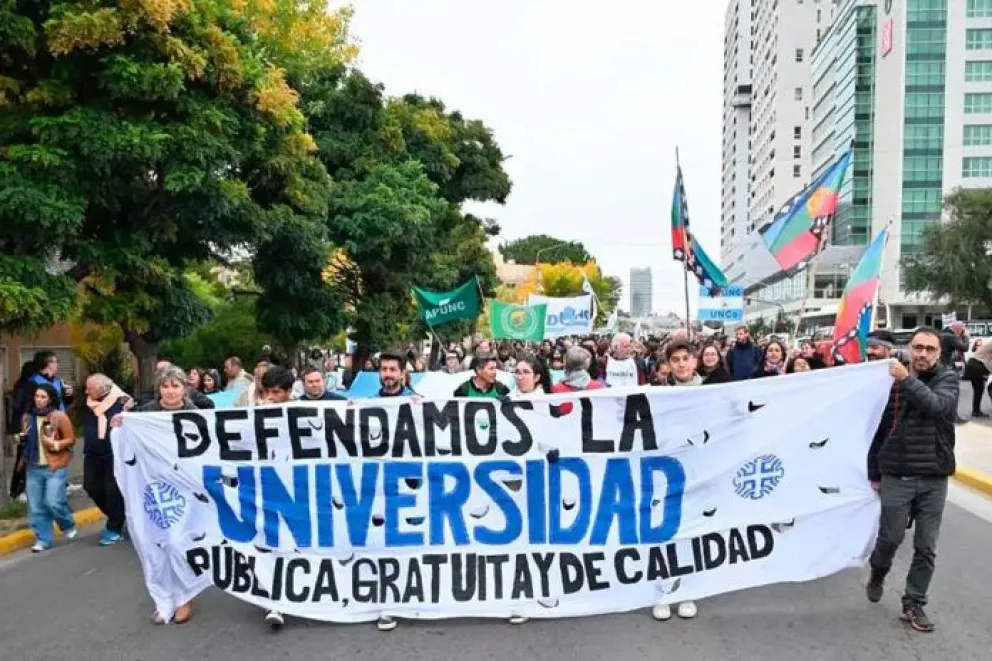La marcha federal en defensa de la universidad pública será el próximo 12 de mayo. Foto archivo