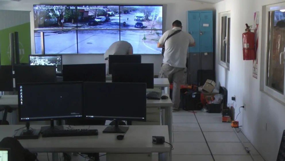 Desde el área indicaron que se sumarán más monitores y nuevas cámaras en distintos puntos de la ciudad. | Foto Canal 10