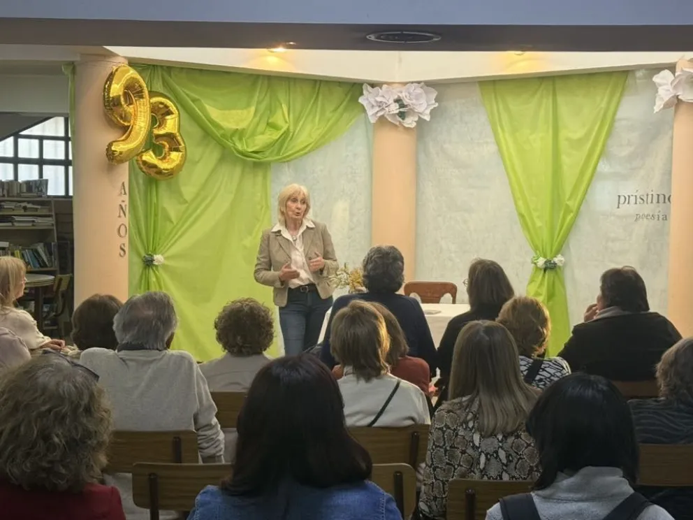 Miriam Colombino en el aniversario