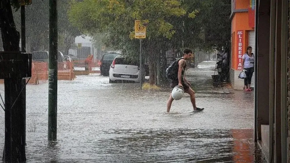 Después de tanto calor, llegan las lluvias. Alerta por posibles tormentas en el Alto Valle. Foto: archivo.