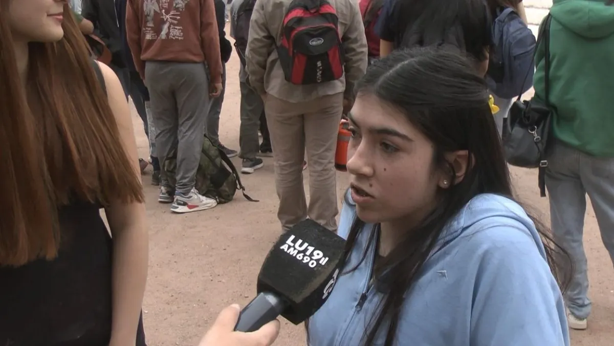 Victoria Gerometa estudiante de Cipolletti