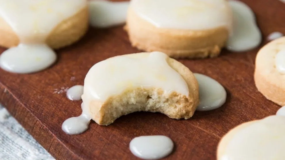 Galletitas caseras de limón. 