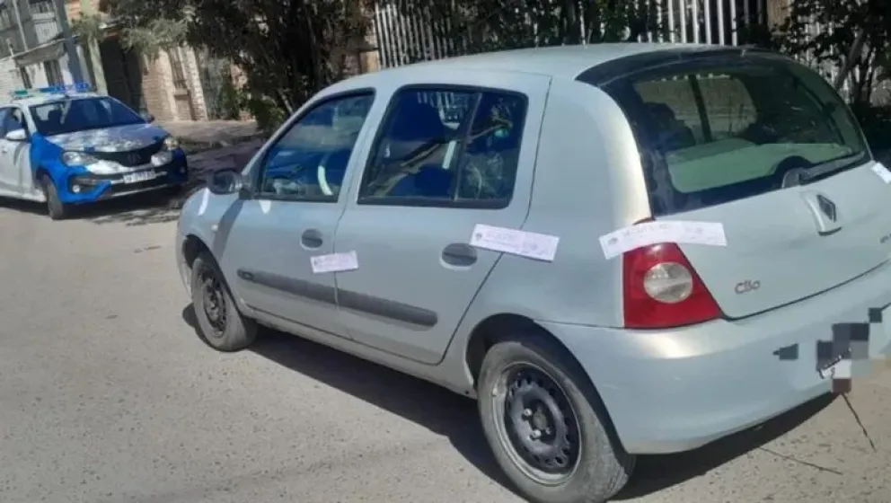 El chofer del Uber fue detenido sin resistencia. | Foto gentileza