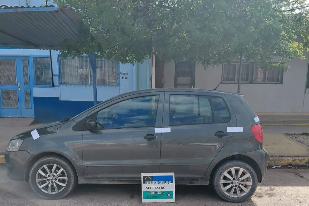 El vehículo fue trasladado a la jurisdicción de Cipolletti. Una vez que se complete el trámite judicial será devuelto a su propietario. Foto: gentileza.