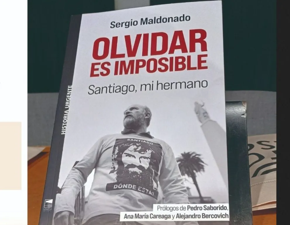 El libro relata en primera persona lo que ocurrió con Santiago Maldonado, la búsqueda de la verdad y las maniobras que se produjeron para desviar la atención. Foto: gentileza.