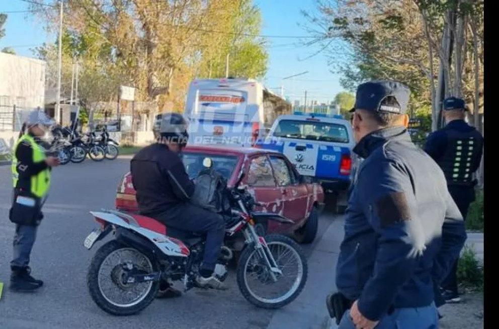 El operativo se realizó en el barrio Don Bosco, de Neuquén. Foto: Policía de Neuquén.