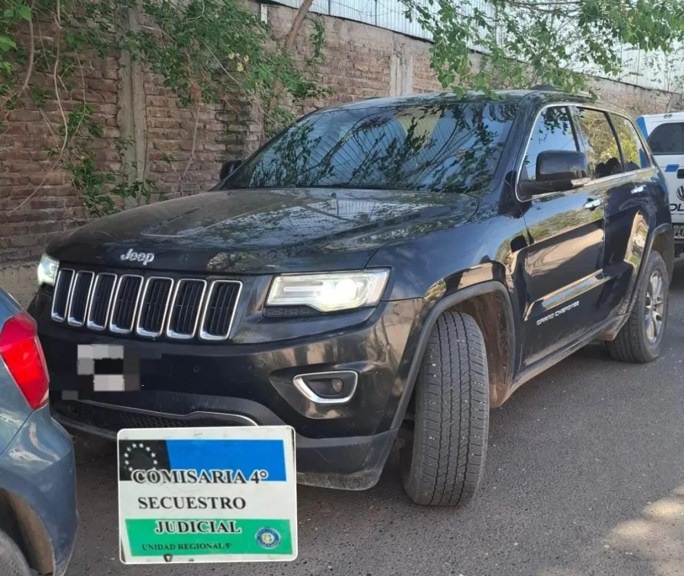 El vehículo fue devuelto a sus propietarios. (Foto Policía de Río Negro)