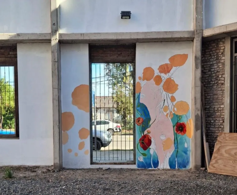 En cada paño abierto habrá un mural, junto a las rejas originales de la estructura. (Fotos gentileza)