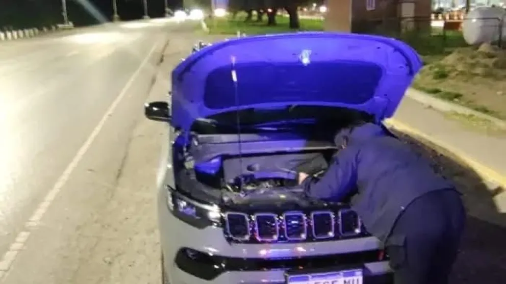 Se  procedió al secuestro del vehículo (imagen gentileza)