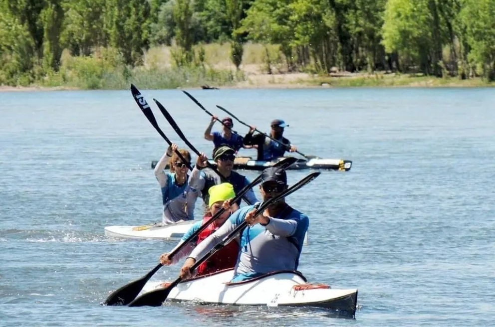 Organizado por la Escuela Municipal de Canotaje. Foto: gentileza Municipalidad de Cipolletti