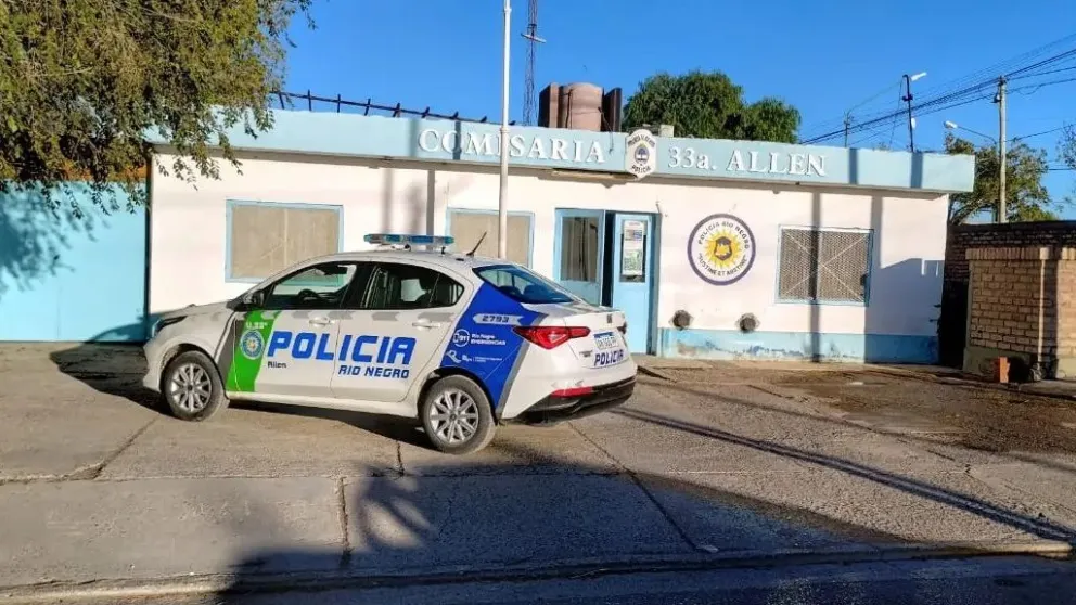 El bebé fue salvado antes de llegar al Hospital. Foto: Policía de Río Negro.