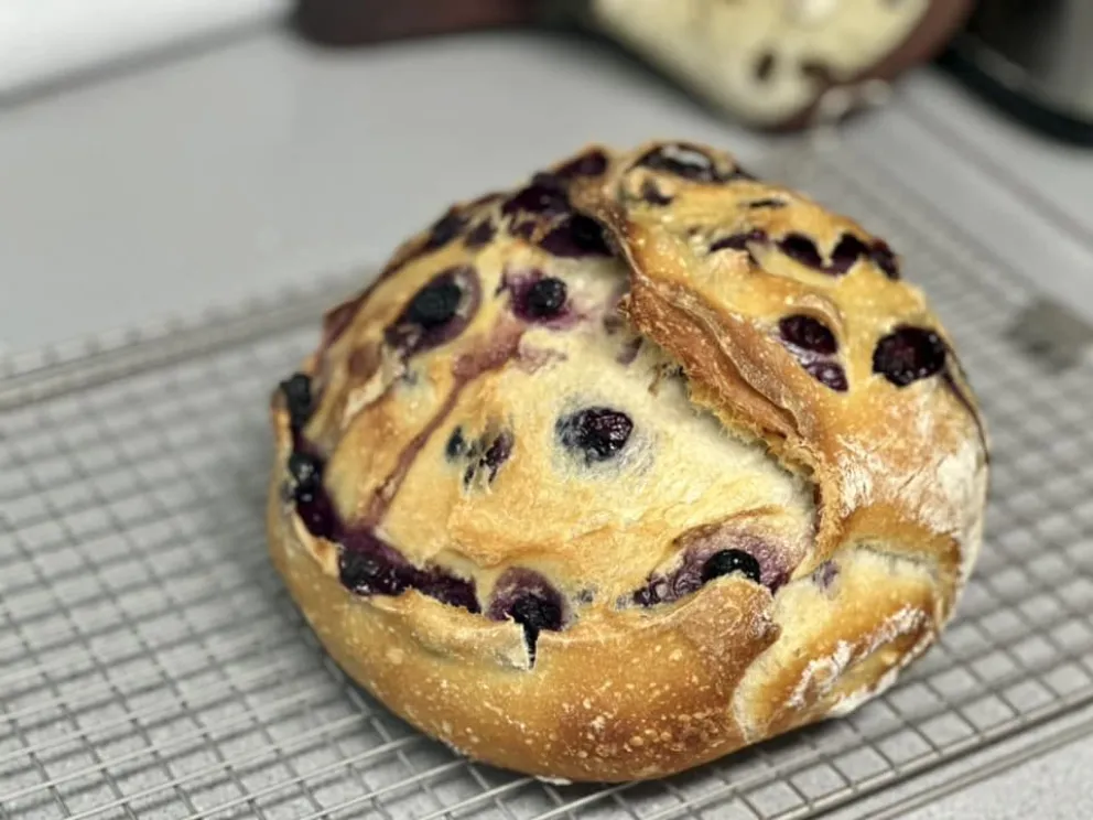 Pan de arándanos y limón.