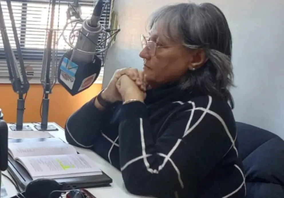 La concejal Cardona se descompensó durante una reunión de capacitación de fiscales para las elecciones del domingo. Foto: gentileza FM Alas.