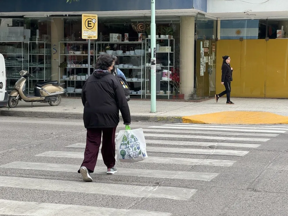 Se utilizó pintura termoplástica aplicada en caliente. Foto: gentileza