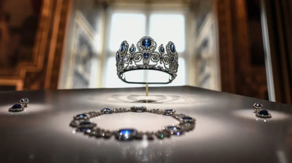 Las joyas de las reinas Maria-Amelia y Hortensia, que fueron robadas.