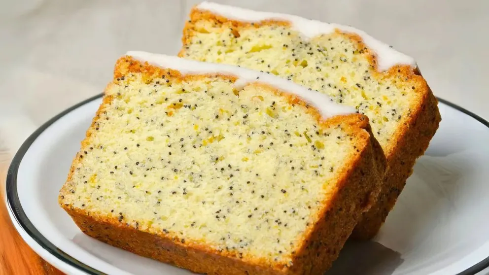 Budín casero para la merienda. 