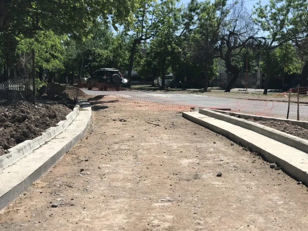 Por ahora el tránsito está liberado a pesar de las obras. Foto: Municipalidad de Cipolletti.