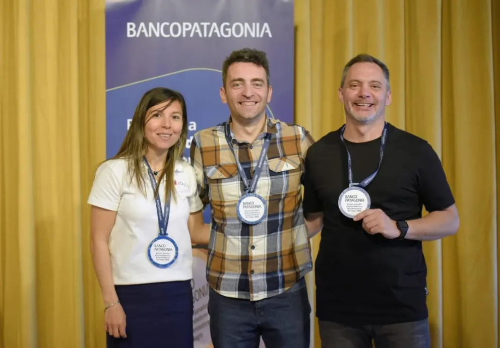 De Bariloche, llegó la iniciativa de Athos Gin. 
Foto gentileza: Florencia Salto Banco Patagonia