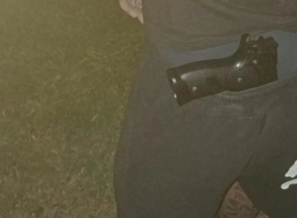 Se trababa de un arma de balines. Foto: gentileza