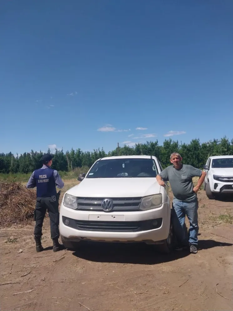 La camioneta será entregada a su propietario. Foto: gentileza.