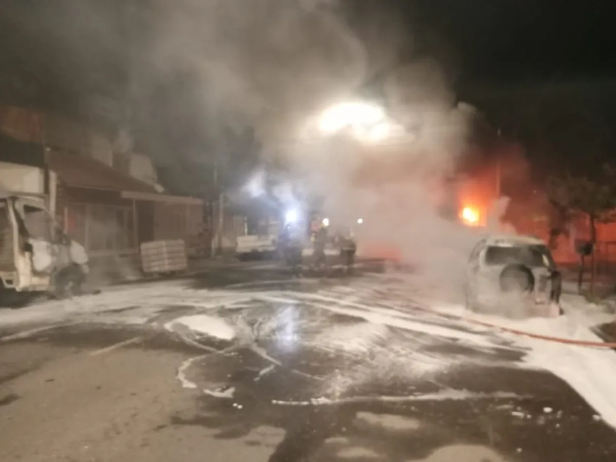 incendio en Neuquen en calle Gatica