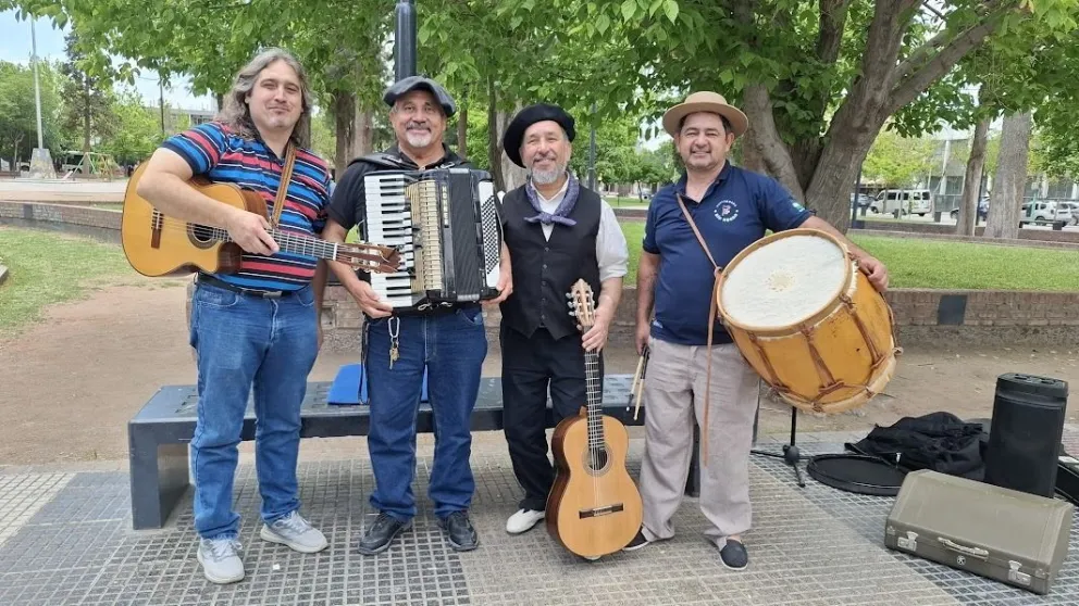 Victor Villegas, Juan Carlos Olatte, Jorge Benegas y Sergio Vega reconocidos músicos de la región. Foto Daniela Luján para Cipo360