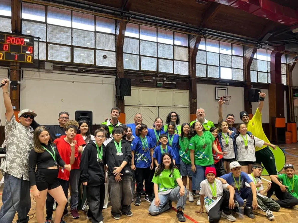 El breaking de Cipolletti tuvo una gran actuación en los Juegos Rionegrinos. Foto: gentileza Yovani Carbajal.