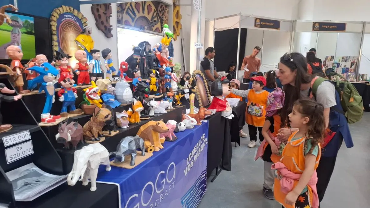 goga, arte con papel en Cipolletti