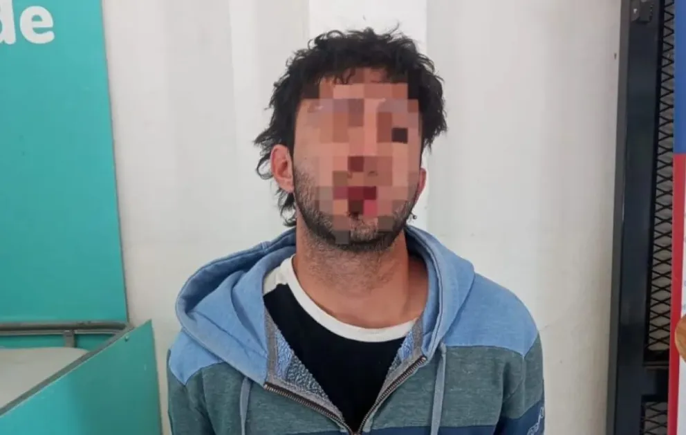 El involucrado fue trasladado a la Unidad policial. Foto: gentileza