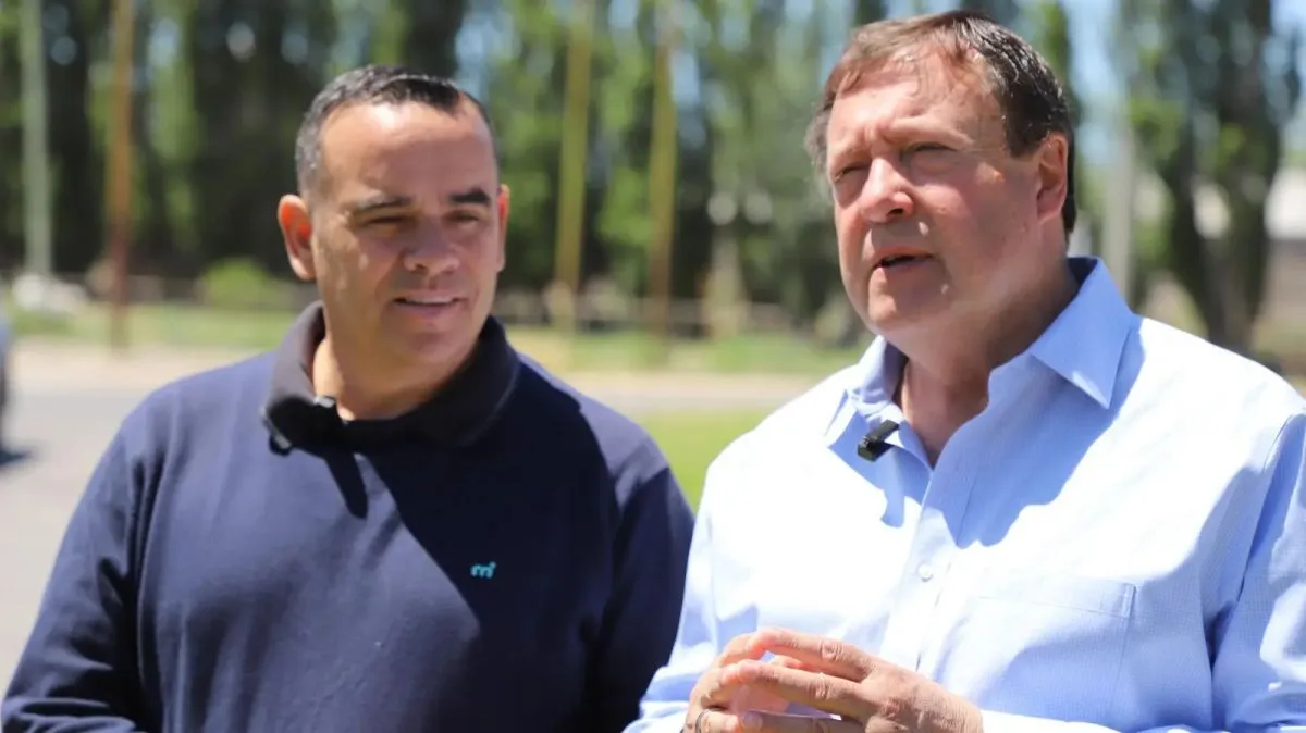 El intentendente Quique Rossi y el gobernador Alberto Weretilneck