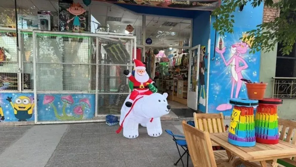 El episodio ocurrió en la mañana de sábado en un tradicional comercio de la zona céntrica de Allen. Foto Gentileza.