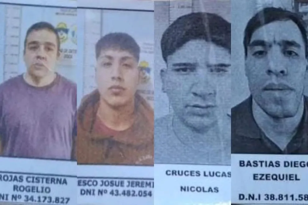 Los presos aprovecharon un momento de descuido. Foto: gentileza