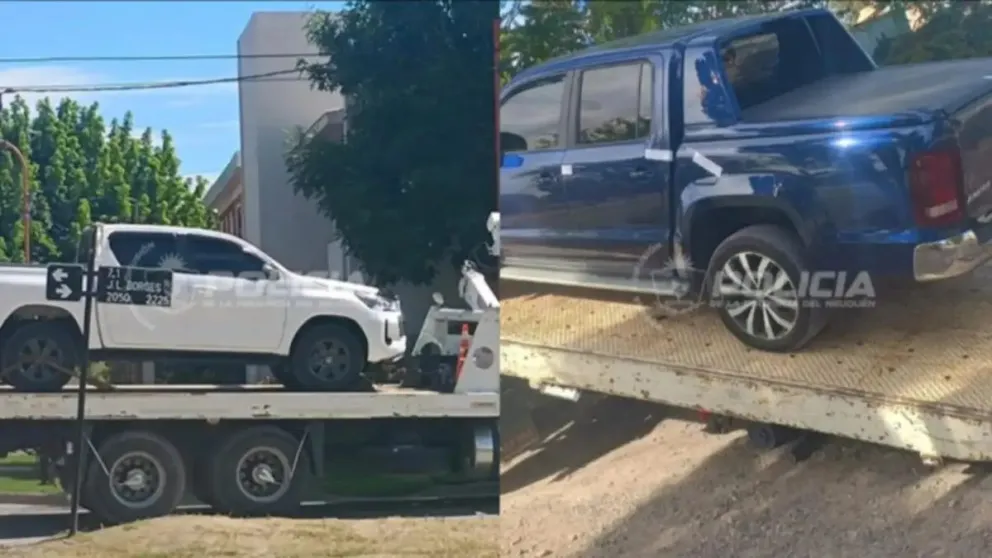 Se concretaron allanamientos simultáneos en cinco domicilios de San Patricio del Chañar y Cipolletti. Foto Policía