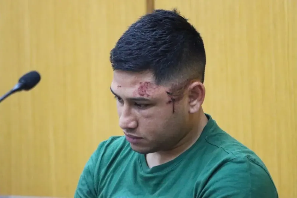 Axel Araneda, el imputado de 29 años, podría afrontar una pena de prisión efectiva por la muerte de las cuatro personas. Foto: Tania Domenicucci.