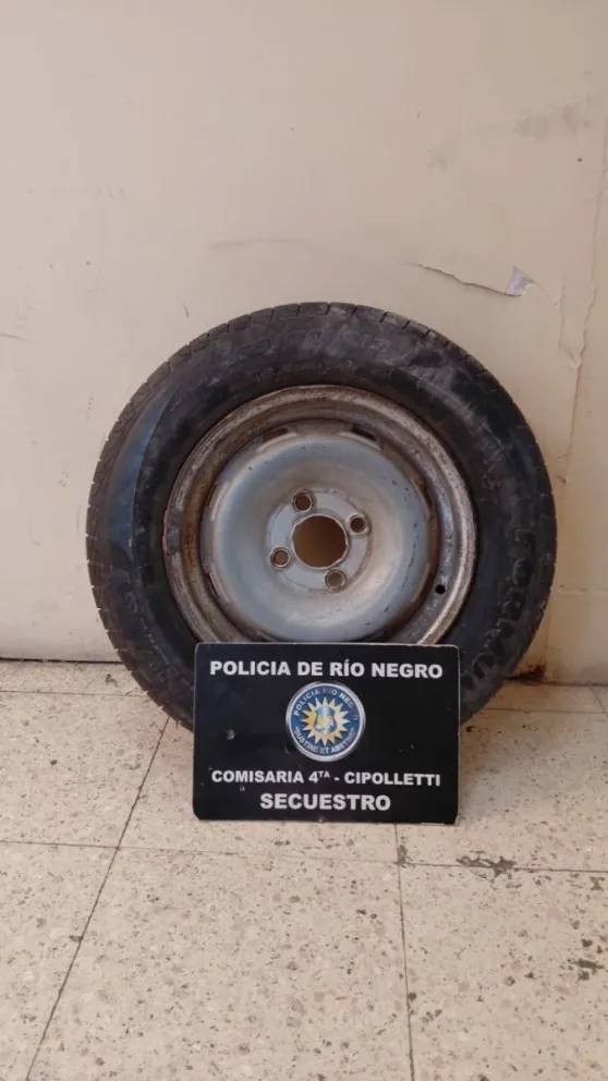 El hombre escapó a pie. Foto: gentileza