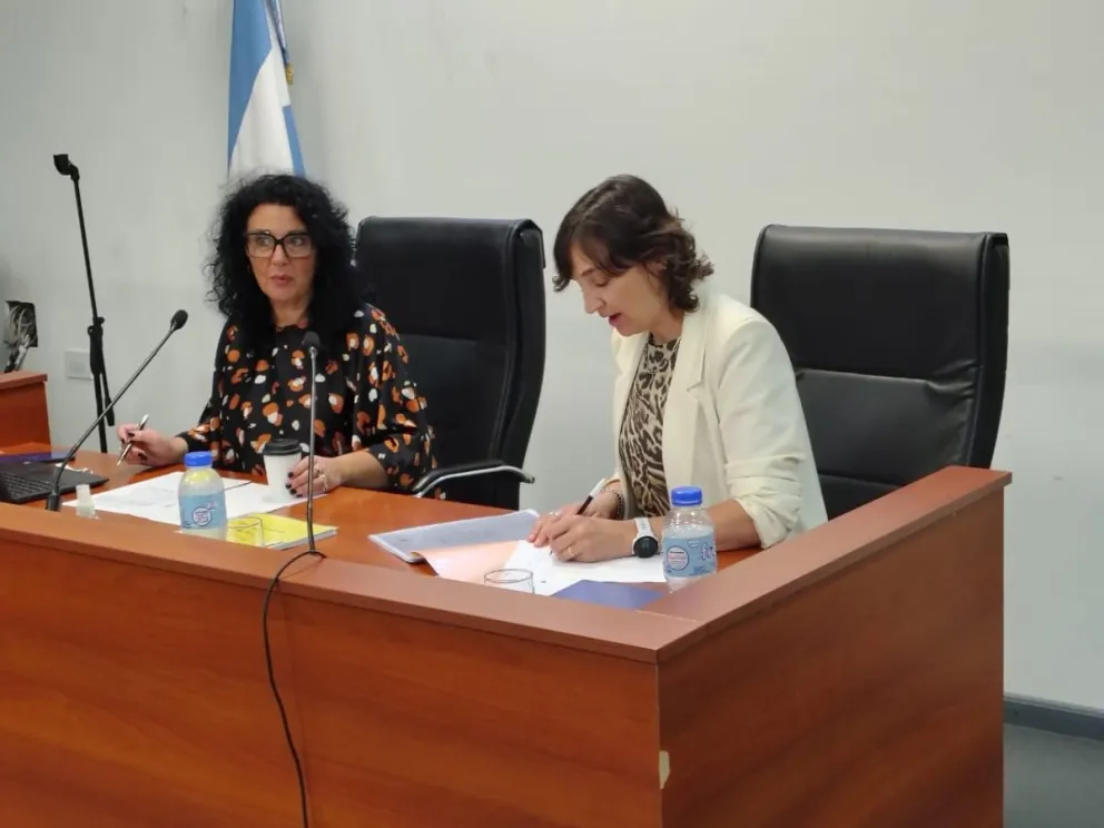 La presidenta del TSJ, Cecilia Criado (izq.), presidió la audiencia del Consejo de la Magistratura de la IV Circunscripción. Foto: Cipo360.