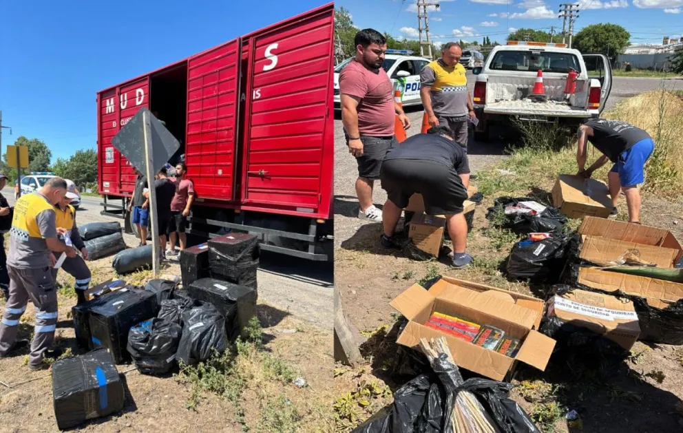 El operativo fue gracias al llamado al 147 a través de una denuncia anónima. Foto Prensa Municipalidad Cipolletti
