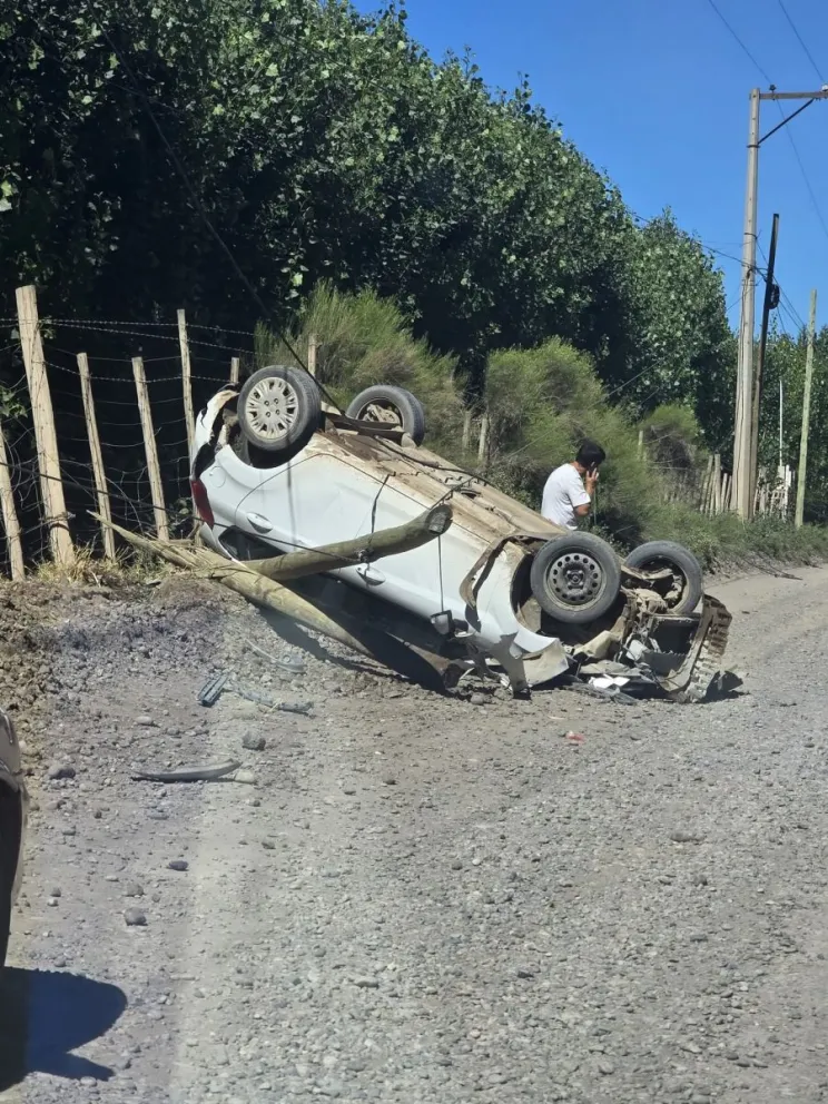 Solo daños materiales. Foto: gentileza