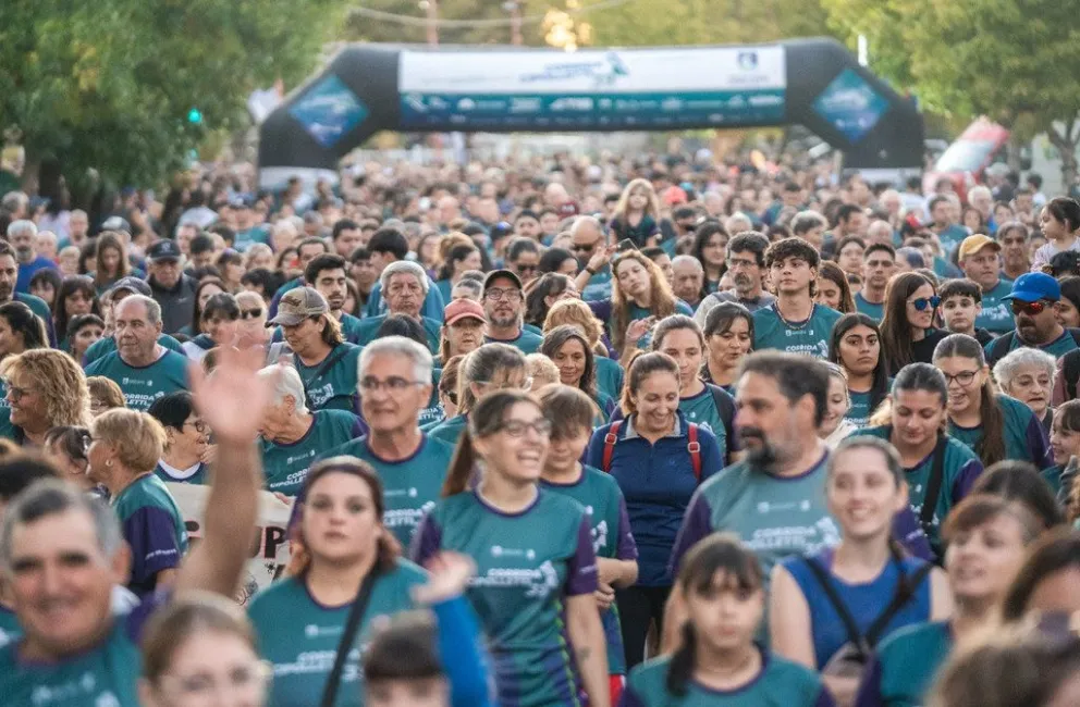 La 39ª Corrida reunió a más de 15.000 personas. Foto: gentileza