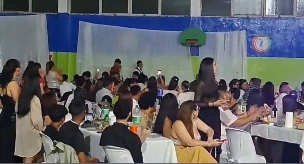 Pagaron $14 millones y no hubo comida ni decoración. Foto gentileza