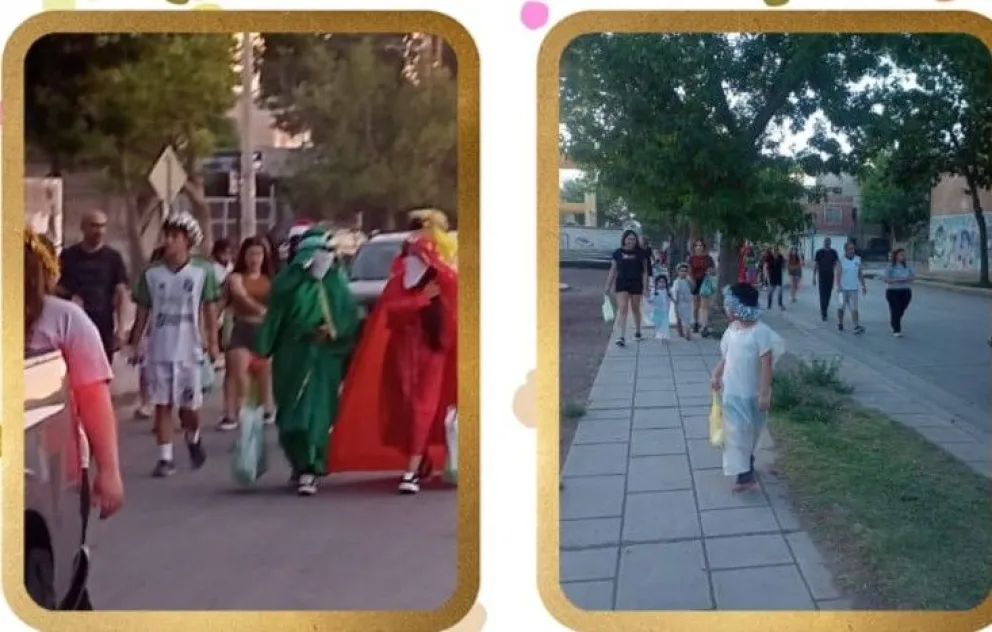 Una tradición de las 1200, impulsada por el grupo de la parroquia "Nuestra Señora del Carmen". Foto: gentileza.