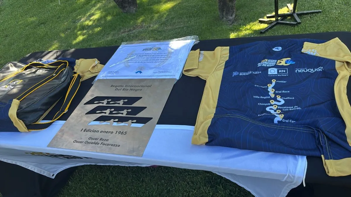 Presentaci&oacute;n oficial de la Regata del R&iacute;o Negro en Neuqu&eacute;n. Foto Cipo360